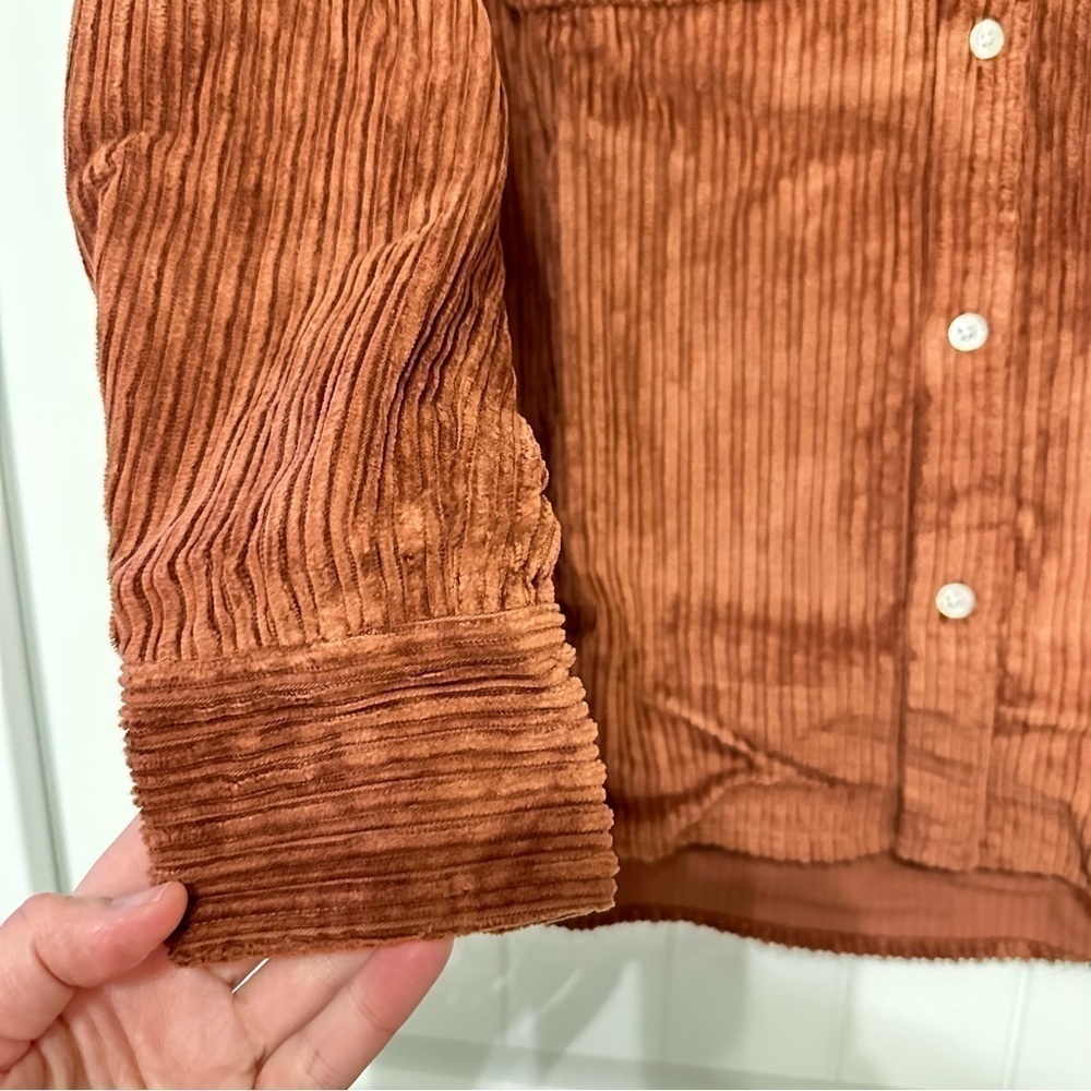 NWT Frank & Eileen Eileen Button-Up Shirt in Toffee, size XS - Picture 5 of 10